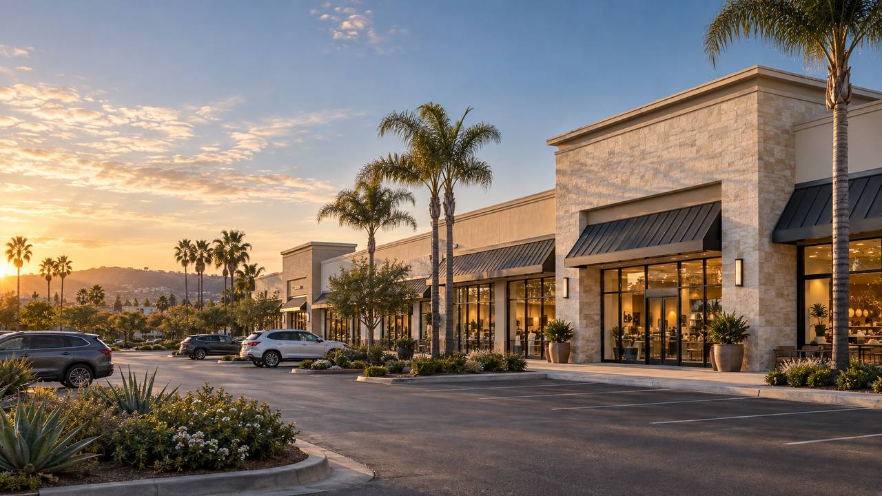 Commercial office and retail property