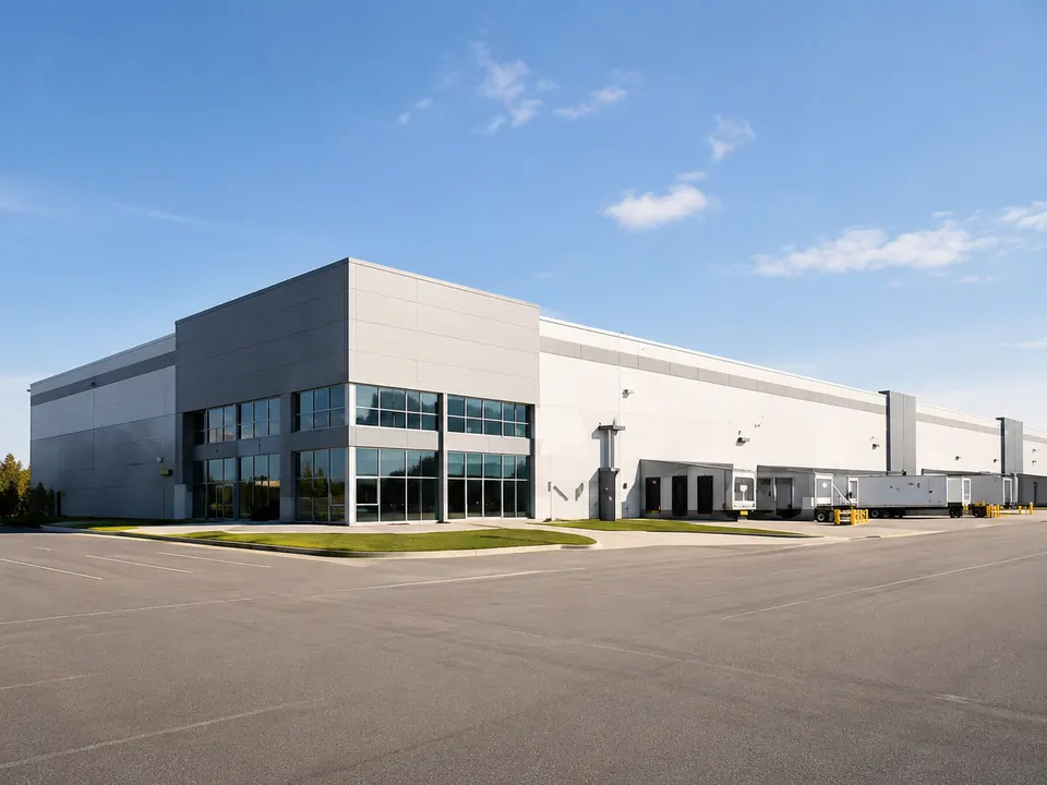 Industrial warehouse building